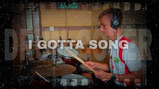 I Gotta Song  James Wilson Drum Cover by MarkDrummer [upl. by Annayak]