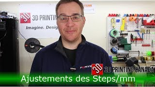 Impression 3D  Configuration des Stepsmm suite [upl. by Ecirtnas]