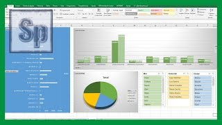 Excel  Cómo hacer gráficos dinámicos y crear un Dashboard con segmentación de datos Español HD [upl. by Ahserak]