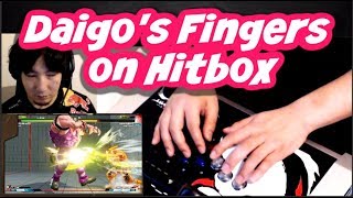 Hitbox Guile How Daigos Fingers Move on HitboxCloseup View SFVCE Season 5 [upl. by Leuneb]