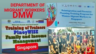 Launching Programof Reintegration Planning and Financial Education of MigrantWorkers supported byDMW [upl. by Carlina]