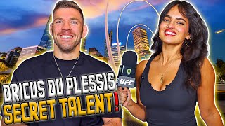 Dricus Du Plessis on Israel Adesanya amp reveals secret talent  UFC 305 [upl. by Genisia]