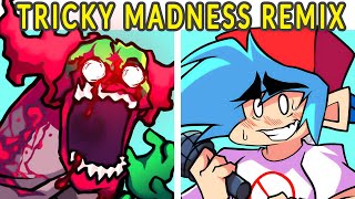 Friday Night Funkin VS Tricky Madness Remix  New Madness FNF MOD  Tricky Loves to Beat BF 💔 [upl. by Launamme]