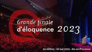 GRANDE FINALE DU CONCOURS DÉLOQUENCE 2023 À AIXENPROVENCE [upl. by Laeynad662]