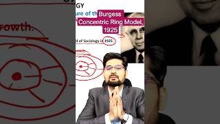 Burgess Concentric Zone Model Internal Structure of Cities shorts [upl. by Lemaceon]