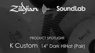 14quot K Custom Dark HiHat Pair  K0943 [upl. by Trini624]