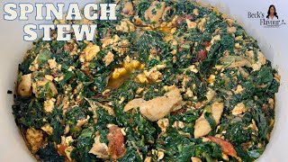 HOW TO MAKE SPINACH STEW  PALAVA SAUCE  KONTOMIRE STEW [upl. by Vaughn]