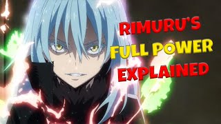 Rimuru Tempests True Power Revealed Every Skill Explained That Time I Got Reincarnated as a Slime [upl. by Malcah578]