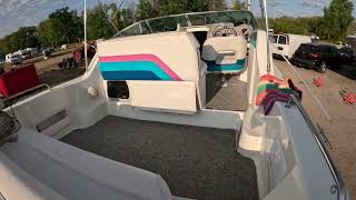 1993 Rinker Fiesta Vee 260  nice boat [upl. by Anoel]