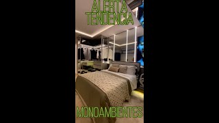 Tendencias en Decoración de Interiores  MONOAMBIENTES [upl. by Belvia208]