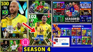 Upcoming Season 4 Release Date New Premium Club amp Ambassador Pack Edit Mode  eFootball 2024 [upl. by Suruat]