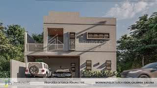 2 Storey Residential Building with Roofdeck at Morningfields Brgy Canlubang Calamba Laguna [upl. by Anneiv]