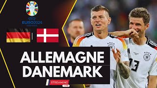 🔴ALLEMAGNE vs DANEMARK EURO2024 LIVE MATCH EN DIRECT 8e de Finale [upl. by Ennaxxor]