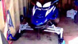 Nice sound from a Yamaha Rx1 Snowmobile [upl. by Ahsiened]