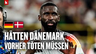 Rüdiger über Sieg und Gewitterpause Das macht das Team jetzt anders  Deutschland  Dänemark 20 [upl. by Oirramaj]