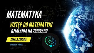 MATEMATYKA Zbiór Działania na zbiorach [upl. by Torras]