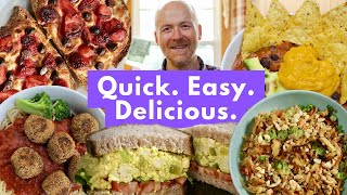 Vegan GlutenFree for Beginners MORE of Every Recipe Youll Ever Need  Veganuary WFPB Cooking Show [upl. by Akeimat347]