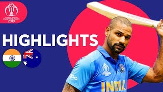 Dhawan Strikes Super Century  India vs Australia  Match Highlights  ICC Cricket World Cup 2019 [upl. by Fullerton465]