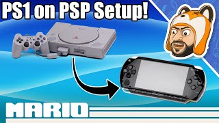 How to Play PS1 Games on PSP CFW or PS Vita Adrenaline with PSX2PSP  PS1 EBOOT Conversion [upl. by Larkin]