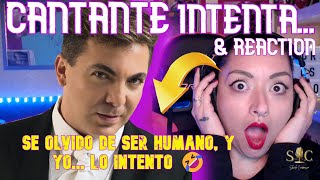 CRISTIAN CASTRO  💥SUS MEJORES AGUDOS💥 cantante REACTION  y yo HAGO EL INTENTO 👎👎🤣🤣 NEXT [upl. by Ulu866]