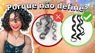 Porque meu cabelo cacheado não define Veja possíveis causas e como resolver [upl. by Laughlin]