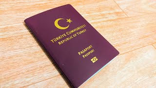 Türkiye Passport Unboxing [upl. by Ydennek558]