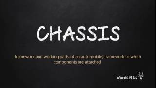 How to Pronounce CHASSIS in American English [upl. by Humfried]