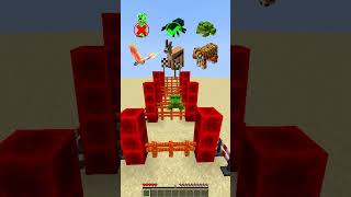 Epic Jump Test vs Different Mobs meme shorts minecraft [upl. by Ennaimaj761]