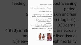 Kwashiorkor disease [upl. by Noitna]