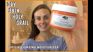 Origins Ginzing Moisturizer Dry Skin HOLY GRAIL [upl. by Angy486]