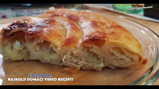 Mamina krompiruša PITA recept 🥔 pita od krompira [upl. by Koeppel]