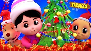 We Wish You A Merry Christmas  Christmas Carols  Christmas Songs  Nursery Rhymes with Farmees [upl. by Bonnes]