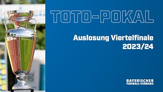 TotoPokal 202324 Auslosung Viertelfinale [upl. by Lytton]