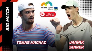 ATP LIVE JANNIK SINNER VS TOMAS MACHAC ATP MIAMI OPEN 2024 TENNIS MATCH REVIEW STREAM [upl. by Tedmann334]