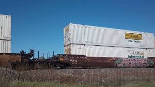 BNSF 5481 Rumbles through the countryside [upl. by Akins]