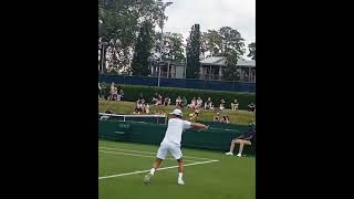 Shintaro Mochizukis Delicate Touch Volley wimbledon tennis [upl. by Junius]