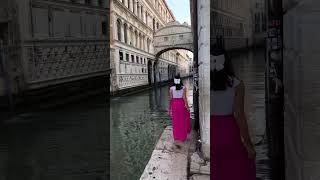 Visiting The Bridge of Sighs  Venice shorts [upl. by Amabil564]