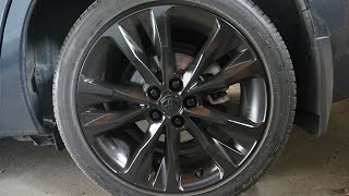 How To Make Plasti Dip Rims Look Glossy Works With Any Rims [upl. by Ycart]