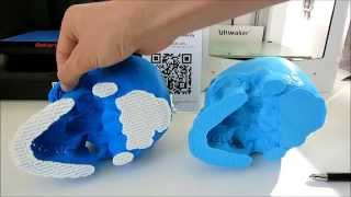 3DDruckverleich Teil 2 Replicator 5th generation vs Ultimaker 2 [upl. by Aisatal]