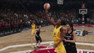 Los Angeles Sparks vs Las Vegas Aces WNBA Gameplay  NBA Live 19 Sparks vs Aces Full Game [upl. by Carnes]