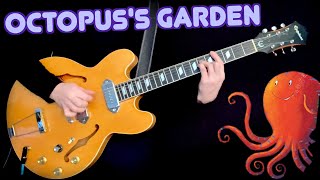 Octopuss Garden  Johns Guitar Part Isolated  Cover  Fingerpicked [upl. by Oht]