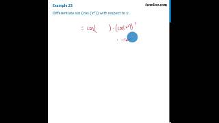 Differentiate sin cos x2  Examples  Teachoo [upl. by Horn688]