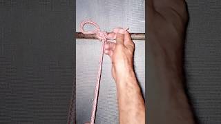 how to tie a quick release knotropework knot trending knotskill shortsfeed shorts short yt [upl. by Enilecram]