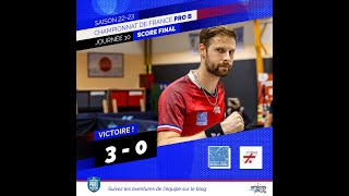 AMIENS SPORT TENNIS DE TABLE vs BRUILLE 30 PROB le mercredi 11 janvier 2023 [upl. by Erot]