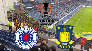 Rangers v Brøndby 20  EuropaLeague  fan view  21102021 [upl. by Collette]