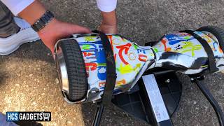 How to attach hoverkart straps to the Hoverkart Hoverboard  HCS Gadgets [upl. by Yemerej631]