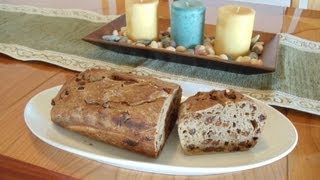 NoKnead Artisan Cinnamon Raisin Bread [upl. by Salvadore807]