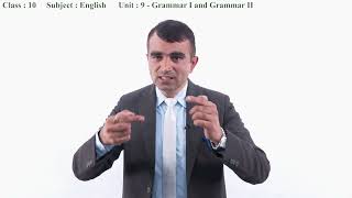 58 Class 10 English Unit 9 Grammar I and Grammar II [upl. by Noswad]