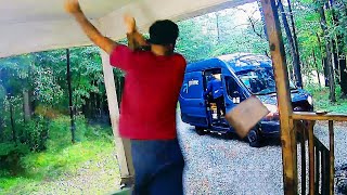 Angry Customer Throws Package at Delivery Driver [upl. by Humo]