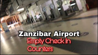 Exploring Zanzibars OLD Airport  Empty Checkin Counters  ExplorewithReeza [upl. by Booze]